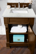 Load image into Gallery viewer, Bathroom Vanities Outlet Atlanta Renovate for LessBrookfield 26&quot; Single Vanity, Country Oak w/ 3 CM Eternal Jasmine Pearl Quartz Top