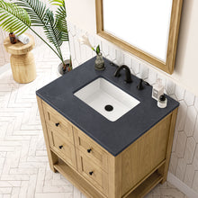Load image into Gallery viewer, Bathroom Vanities Outlet Atlanta Renovate for LessBreckenridge 30&quot; Single Vanity, Light Natural Oak w/ 3CM Charcoal Soapstone Top