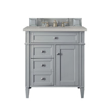 Load image into Gallery viewer, Brittany 30&quot; Single Vanity, Urban Gray, w/ 3 CM Eternal Serena Quartz Top