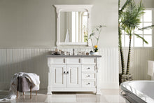Load image into Gallery viewer, Brookfield 48&quot; Single Vanity, Bright White w/ 3 CM Grey Expo Quartz Top