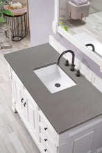 Load image into Gallery viewer, Brookfield 48&quot; Single Vanity, Bright White w/ 3 CM Grey Expo Quartz Top