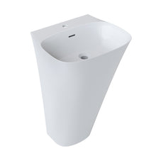 Load image into Gallery viewer, Jasper 20&quot; Totem Sink in Glossy White