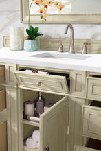 Load image into Gallery viewer, Bathroom Vanities Outlet Atlanta Renovate for LessBristol 60&quot; Single Vanity, Vintage Vanilla, w/ 3 CM Classic White Quartz Top