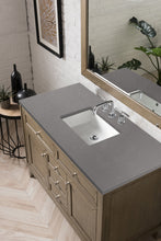Load image into Gallery viewer, Chicago 48&quot; Single Vanity, Whitewashed Walnut w/ 3 CM Grey Expo Quartz Top