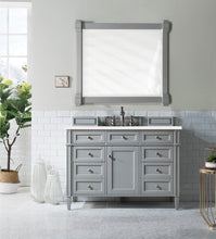 Load image into Gallery viewer, Brittany 48&quot; Urban Gray Single Vanity w/ 3 CM Eternal Marfil Quartz Top