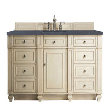 Load image into Gallery viewer, Bristol 60&quot; Single Vanity, Vintage Vanilla, w/ 3 CM Charcoal Soapstone Quartz Top