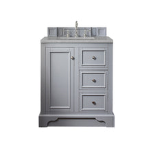 Load image into Gallery viewer, De Soto 30&quot; Single Vanity, Silver Gray w/ 3 CM Eternal Serena Quartz Top