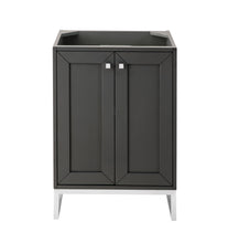 Load image into Gallery viewer, Chianti 24&quot; Single Vanity Cabinet, Mineral Grey, Brushed Nickel