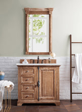 Load image into Gallery viewer, Providence 36&quot; Driftwood Single Vanity w/ 3 CM Arctic Fall Solid Surface Top
