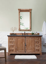 Load image into Gallery viewer, Providence 60&quot; Single Vanity Cabinet, Driftwood, w/ 3 CM Charcoal Soapstone Quartz Top