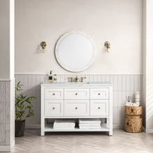 Load image into Gallery viewer, Breckenridge 48&quot; Single Vanity, Bright White w/ 3CM Ethereal Noctis Top