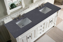 Load image into Gallery viewer, Brookfield 72&quot; Double Vanity, Bright White w/ 3 CM Charcoal Soapstone Quartz Top