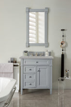 Load image into Gallery viewer, Brittany 30&quot; Single Vanity, Urban Gray, w/ 3 CM Eternal Serena Quartz Top