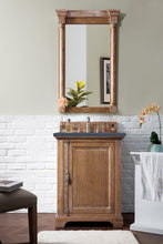 Load image into Gallery viewer, Providence 26&quot; Single Vanity Cabinet, Driftwood, w/ 3 CM Charcoal Soapstone Quartz Top