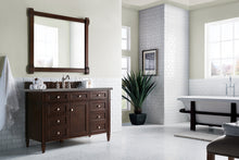 Load image into Gallery viewer, Brittany 48&quot; Burnished Mahogany Single Vanity w/ 3 CM Grey Expo Quartz Top