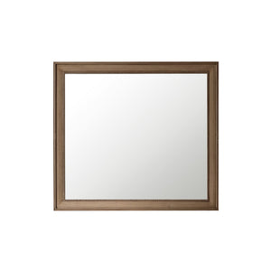 Bristol 44" Rectangular Mirror, White Washed Walnut