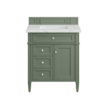 Load image into Gallery viewer, Brittany 30&quot; Single Vanity, Smokey Celadon w/ 3CM Ethereal Noctis Top