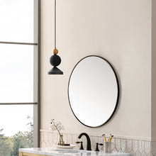 Load image into Gallery viewer, Rohe 30&quot; Round Mirror, Matte Black