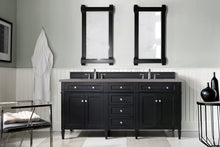 Load image into Gallery viewer, Brittany 72&quot; Black Onyx Double Vanity w/ 3 CM Grey Expo Quartz Top