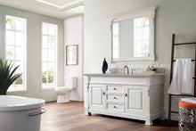 Load image into Gallery viewer, Brookfield 60&quot; Single Vanity, Bright White w/ 3 CM Eternal Serena Quartz Top