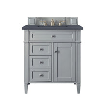 Load image into Gallery viewer, Brittany 30&quot; Single Vanity, Urban Gray, w/ 3 CM Charcoal Soapstone Quartz Top