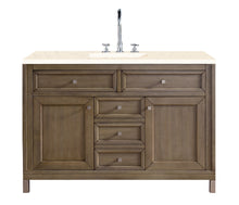 Load image into Gallery viewer, Chicago 48&quot; Single Vanity, Whitewashed Walnut w/ 3 CM Eternal Marfil Quartz Top
