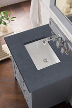Load image into Gallery viewer, Palisades 30&quot; Single Vanity, Silver Gray, w/ 3 CM Charcoal Soapstone Quartz Top