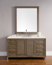 Load image into Gallery viewer, Chicago 60&quot; Single Vanity, Whitewashed Walnut w/ 3 CM Eternal Marfil Quartz Top