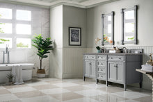 Load image into Gallery viewer, Brittany 72&quot; Urban Gray Double Vanity w/ 3 CM Grey Expo Quartz Top