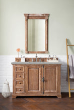 Load image into Gallery viewer, Providence 48&quot; Single Vanity Cabinet, Driftwood, w/ 3 CM Eternal Serena Quartz Top