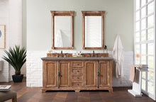 Load image into Gallery viewer, Providence 72&quot; Double Vanity Cabinet, Driftwood, w/ 3 CM Grey Expo Quartz Top