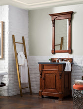 Load image into Gallery viewer, Brookfield 26&quot; Single Vanity, Warm Cherry w/ 3 CM Charcoal Soapstone Quartz Top