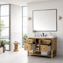 Load image into Gallery viewer, Breckenridge 48&quot; Single Vanity, Light Natural Oak w/ 3CM Carrara Marble Top