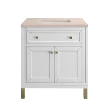 Load image into Gallery viewer, Chicago 30&quot; Single Vanity, Glossy White w/ 3CM Eternal Marfil Top