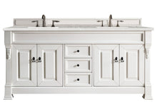 Load image into Gallery viewer, Brookfield 72&quot; Double Vanity, Bright White w/ 3 CM Eternal Serena Quartz Top