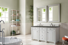 Load image into Gallery viewer, Bristol 60&quot; Double Vanity, Bright White, w/ 3 CM Grey Expo Quartz Top