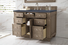 Load image into Gallery viewer, Bathroom Vanities Outlet Atlanta Renovate for LessBristol 48&quot; Single Vanity, Whitewashed Walnut, w/ 3 CM Charcoal Soapstone Quartz Top