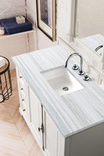 Load image into Gallery viewer, Providence 48&quot; Bright White Single Vanity w/ 3 CM Arctic Fall Solid Surface Top