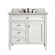 Load image into Gallery viewer, Brittany 36&quot; Bright White Single Vanity w/ 3 CM Eternal Serena Quartz Top