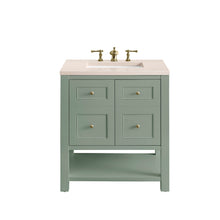 Load image into Gallery viewer, Breckenridge 30&quot; Single Vanity, Smokey Celadon w/ 3CM Eternal Marfil Top