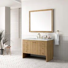Load image into Gallery viewer, Hudson 48&quot; Single Vanity, Light Natural Oak w/ 3CM Ethereal Noctis Top