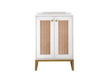 Load image into Gallery viewer, Bathroom Vanities Outlet Atlanta Renovate for LessChianti 24&quot; Single Vanity Cabinet, Glossy White, Radiant Gold