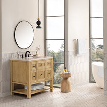 Load image into Gallery viewer, Breckenridge 36&quot; Single Vanity, Light Natural Oak w/ 3CM Eternal Marfil Top