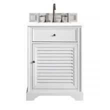 Load image into Gallery viewer, Savannah 26&quot; Single Vanity Cabinet, Bright White, w/ 3 CM Classic White Quartz Top