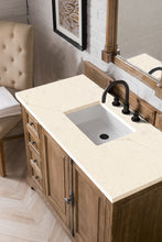Load image into Gallery viewer, Providence 48&quot; Single Vanity Cabinet, Driftwood, w/ 3 CM Eternal Marfil Quartz Top