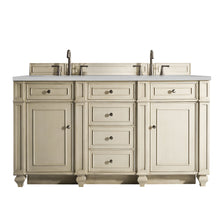 Load image into Gallery viewer, Bristol 60&quot; Double Vanity, Vintage Vanilla, w/ 3 CM Eternal Serena Quartz Top