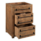 24" Maysville Vanity Base in Gray Wash -All Wood-