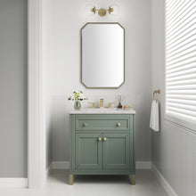 Load image into Gallery viewer, Chicago 30&quot; Single Vanity, Smokey Celadon w/ 3CM Eternal Jasmine Pearl Top