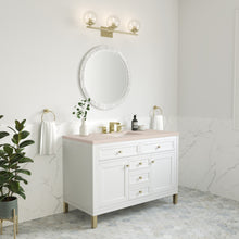 Load image into Gallery viewer, Chicago 48&quot; Single Vanity, Glossy White w/ 3CM Eternal Marfil Top