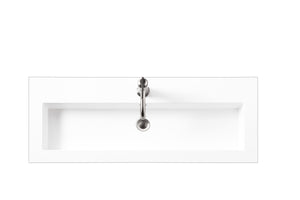 Bathroom Vanities Outlet Atlanta Renovate for LessComposite Countertop 39.5" W x 15.4" D  Sink, White Glossy
